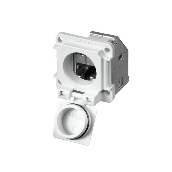 RJ45 connector, IP67, Connection 1: RJ45, Connection 2: RJ45 image 3