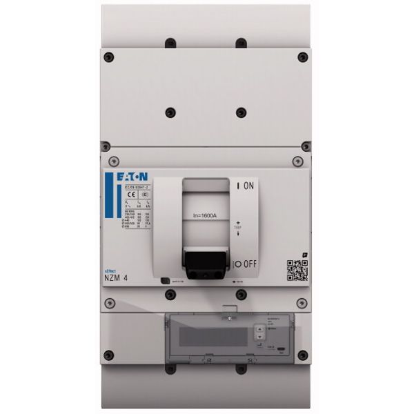 NZM4 PXR25 circuit breaker - integrated energy measurement class 1, 1600A, 3p, Screw terminal, earth-fault protection, ARMS and zone selectivity image 1