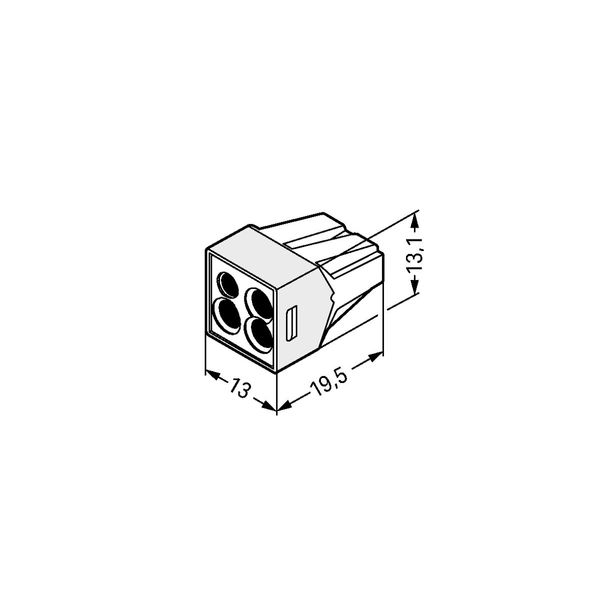 PUSH WIRE® connector for junction boxes for solid and stranded conduct image 3