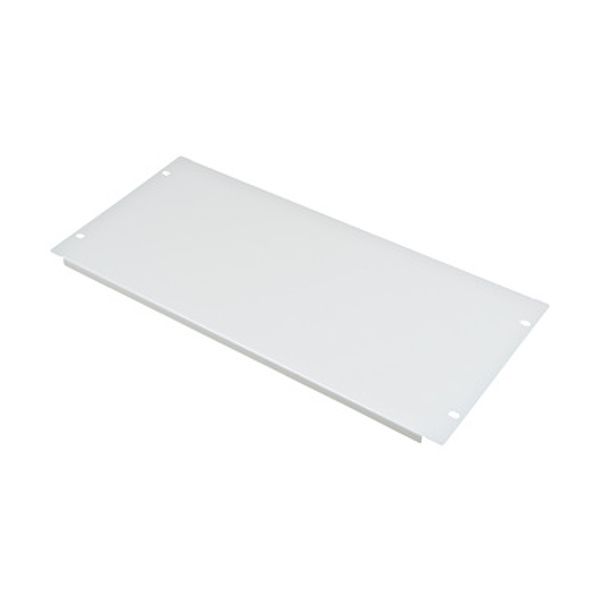 19" Blank panel, screwed, 19", 4U, RAL7035 image 1