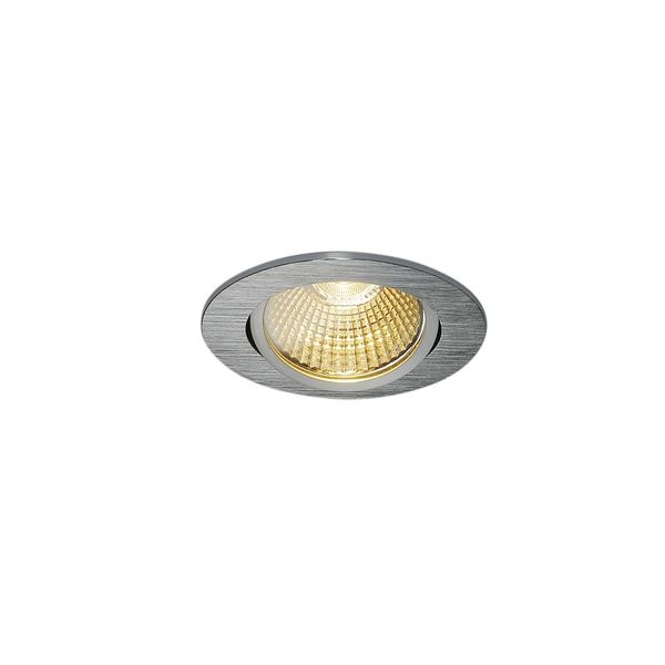 NEW TRIA 68 LED DL ROUND Set, 9W, 3000K, 38ø, alu brushed image 1