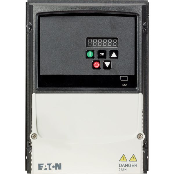 Variable frequency drive, 230 V AC, 3-phase, 10.5 A, 2.2 kW, IP66/NEMA 4X, Radio interference suppression filter, Brake chopper, 7-digital display ass image 16
