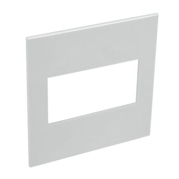 Arteor™ - American and South African standard plate square version 4 modules for 4'' x 4'' box - Soft Alu image 1