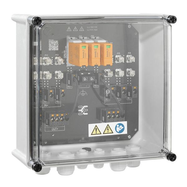 Combiner Box (Photovoltaik), 1000 V, 1 MPP, 3 Inputs / 3 Outputs per M image 1