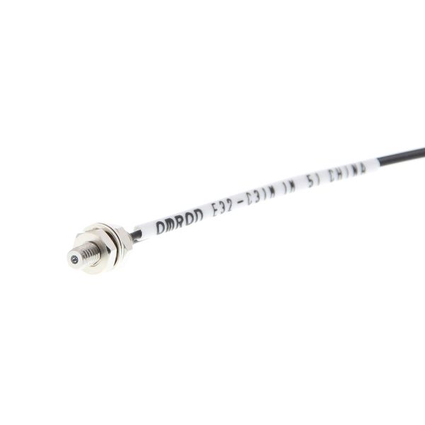 Fiber optic sensor head, diffuse, M3 cylindrical axial, coaxial, R10 f E32 1534M image 2