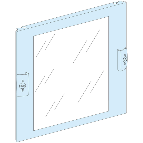 TRANSPARENT FRONT PLATE W300 6M image 1