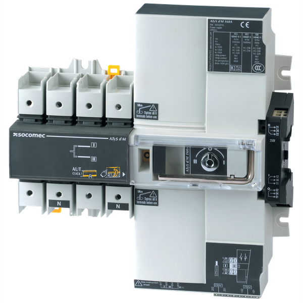 Remotely operated transfer switch ATyS d M 2P 80A image 1