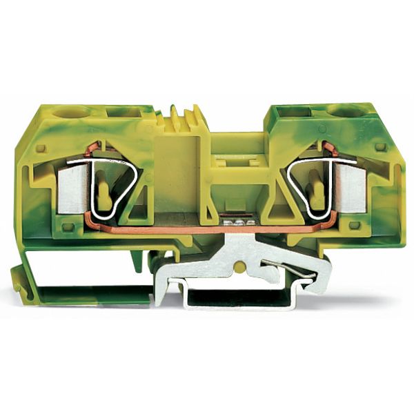 2-conductor ground terminal block 16 mm² center marking green-yellow image 3