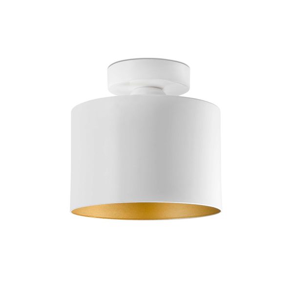 JANET GOLD/WHITE CEILING LAMP E27 MAX 20W image 1