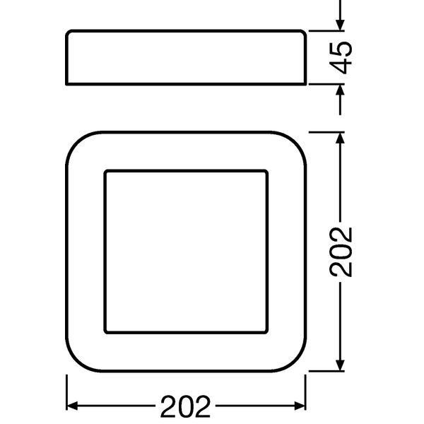 OUTDOOR SURFACE SQUARE 13 W 3000 K IP54 WT image 3