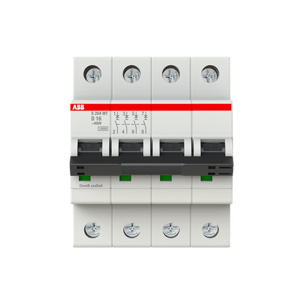 S204MT-D16 Miniature Circuit Breakers MCBs - 4P - D - 16 A image 5