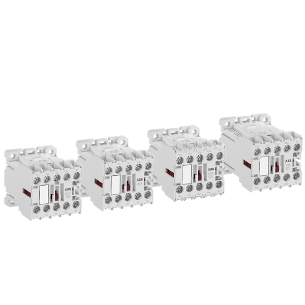 MC1A400ATM Mini Contactor 60 Hz 208 ... 220 V AC - 4 NO - 0 NC - Screw Terminals image 3