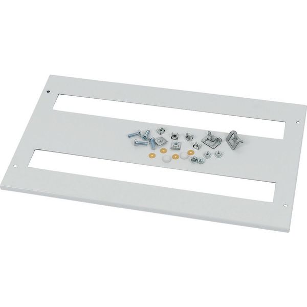 Front cover, +mounting kit, for FAZ, vertical, HxW=300x600mm, grey image 3
