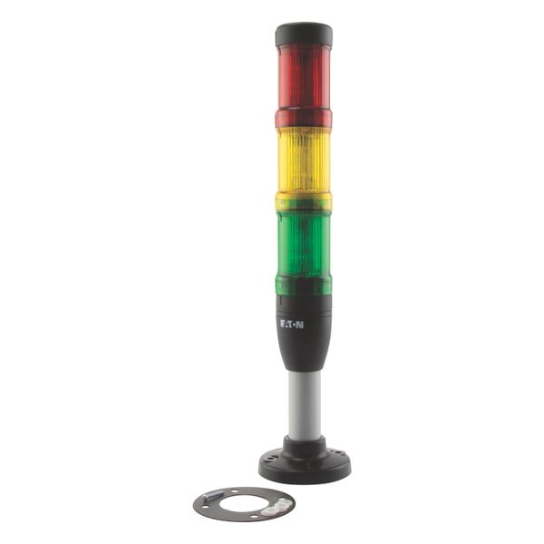 Complete device,red-yellow-green, LED,24 V,including base 100mm image 3