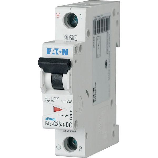 Miniature circuit breaker (MCB), 50 A, 1p, characteristic: C, DC image 7