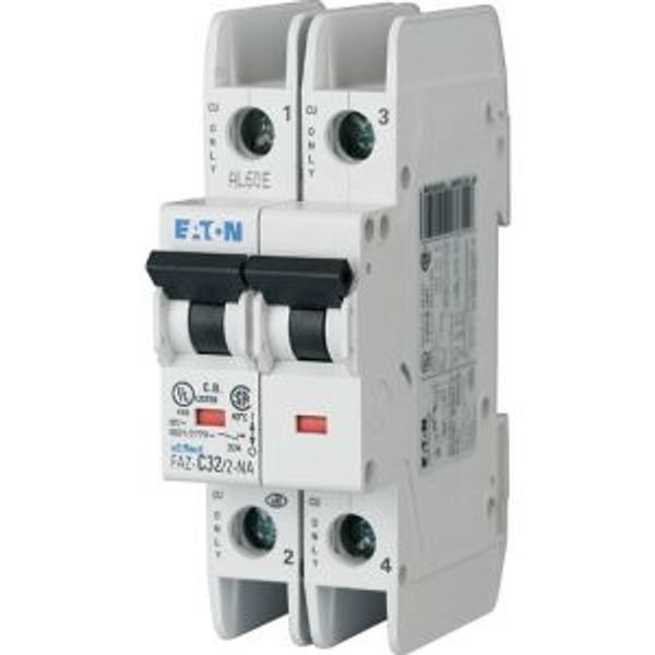 Miniature circuit breaker (MCB), 32 A, 2p, characteristic: C image 5