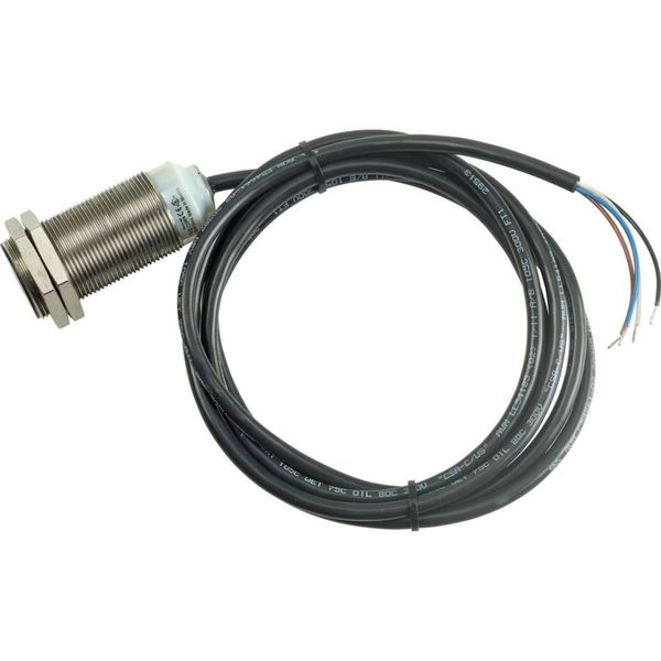 Proximity Sensor, M30, analog, Sn=1-12mm, 15-30VDC, 0-20mA, 0-10V, line 2m image 1