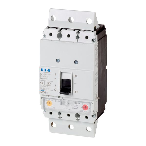 Circuit-breaker, 3p, 25A, plug-in module image 4