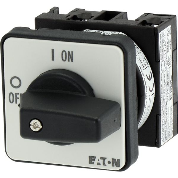 On-Off switch, 1 pole, 20 A, 90 °, flush mounting image 4