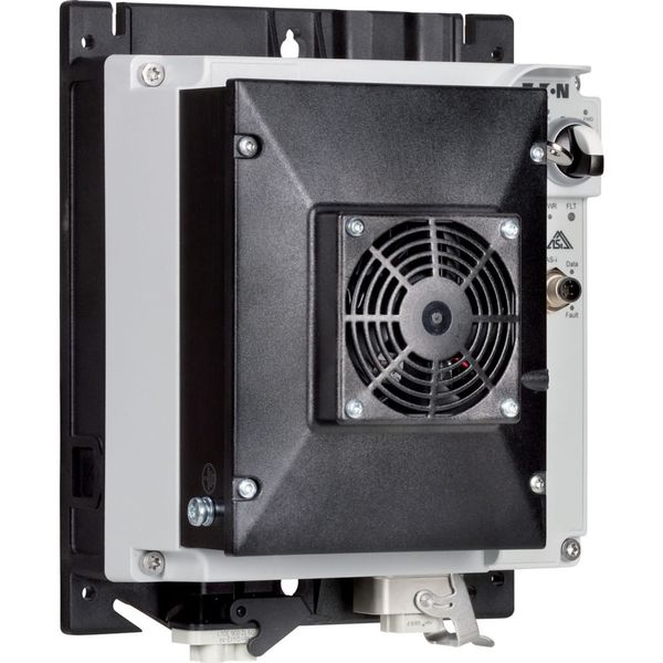 Speed controllers, 8.5 A, 4 kW, Sensor input 4, 400/480 V AC, AS-Interface®, S-7.4 for 31 modules, HAN Q4/2, with braking resistance, with fan image 11