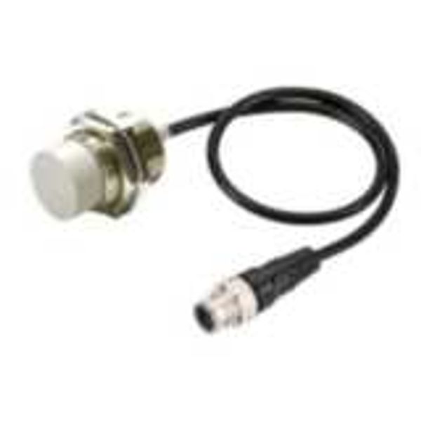 Proximity sensor, inductive, nickel-brass, short body, M30, unshielded image 3