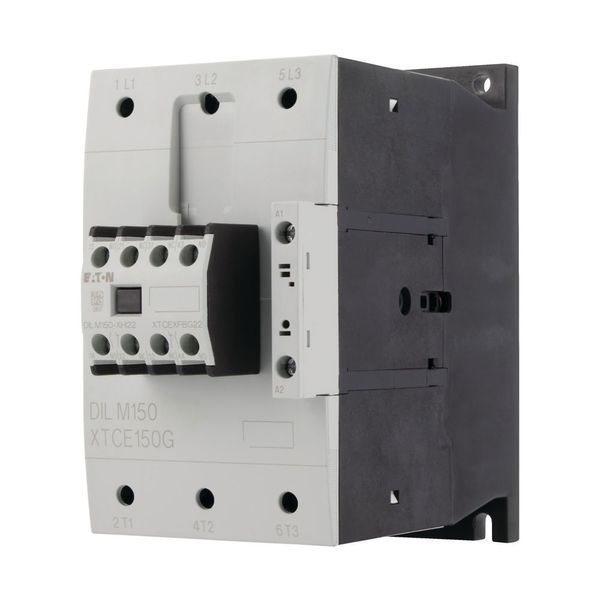 Contactor, 380 V 400 V 75 kW, 2 N/O, 2 NC, RDC 24: 24 - 27 V DC, DC operation, Screw terminals image 9