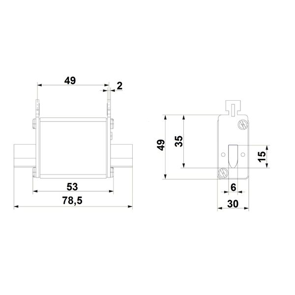 HRC fuse element, size 00, 160A, 400VAC image 4