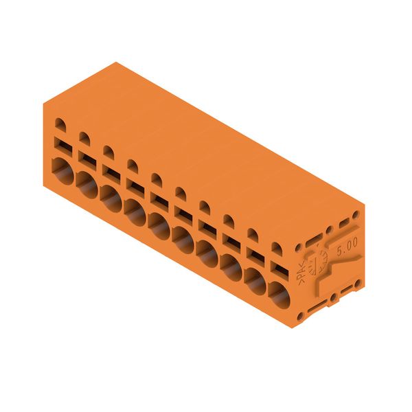 PCB terminal, 5.00 mm, Number of poles: 10, Conductor outlet direction image 4