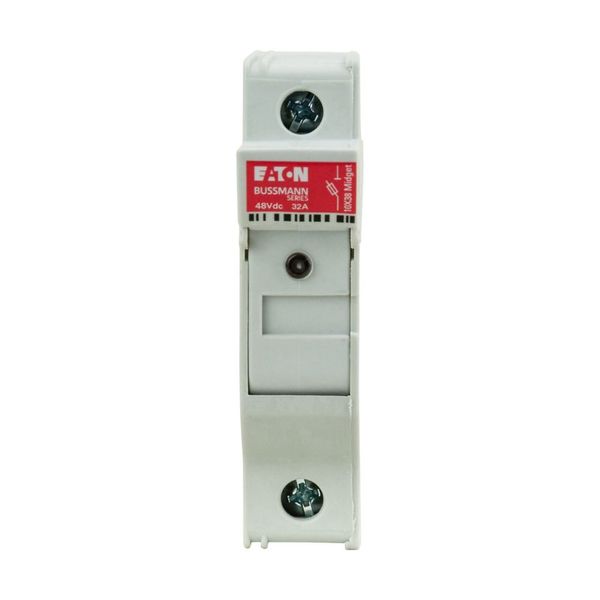 Eaton Bussmann series CHM modular fuse holder, 48 Vdc (UL), 48 Vdc (IEC), 30A (UL), 32A (IEC), Modular fuse holder, Single-pole image 2