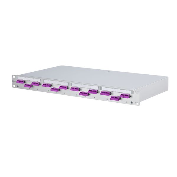 OpDAT PF patch panel splice 12xSC-Duplex OM4 image 1