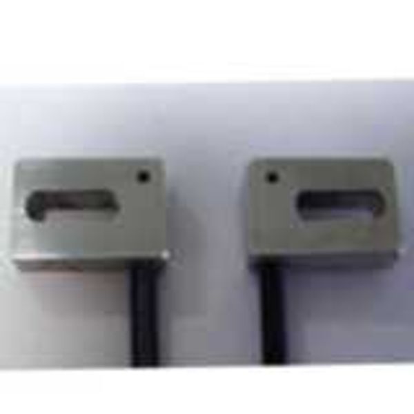 Fiber optic sensor head, through-beam, square, flat-view, long hole mo E32 9415A image 4