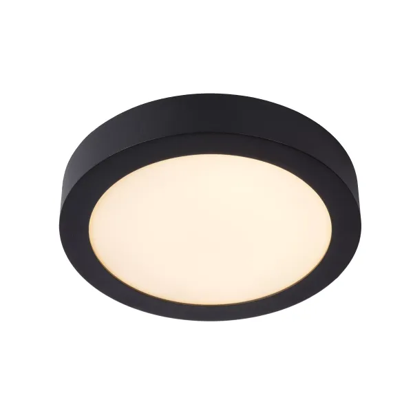 BRICE-LED Ceiling L Dimmable15W O23.5cm IP44 Black image 1