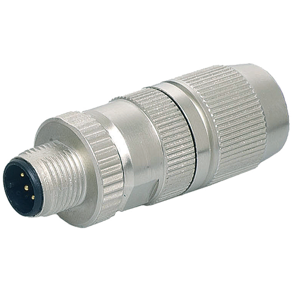 M12 MALE 0° FIELD-WIREABLE (IDC) B-cod., 2-pol., 0,25-0,34mm² image 1