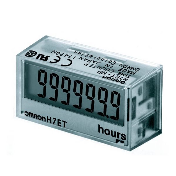 PC board-use counter, Time counter, 1/32DIN (48 x 24 mm), External pow image 3