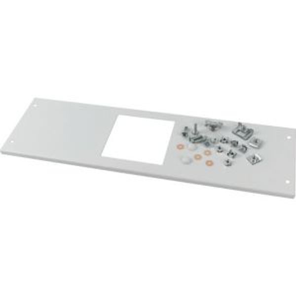 Front cover, +mounting kit, for NZM3, horizontal, 4p, HxW=300x600mm, grey image 4