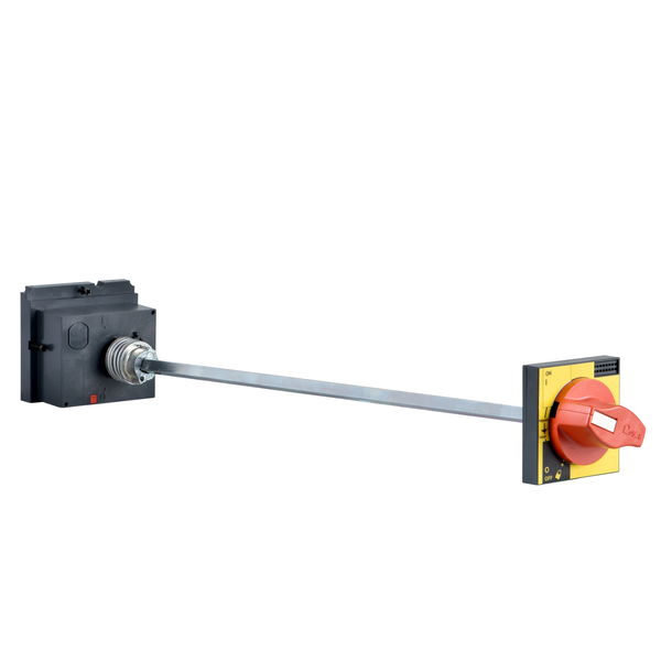 Extended rotary handle, TeSys GV5-GV7, red, padlockable, IP55 image 4