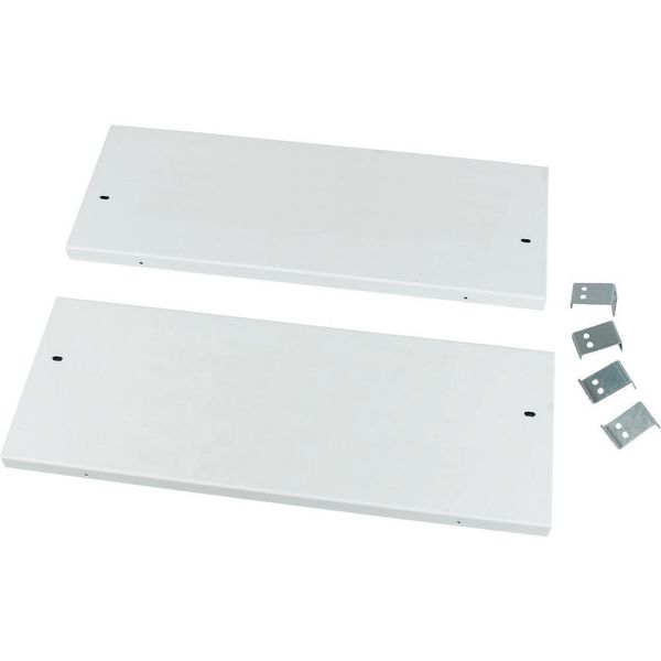 Snap-on cover, closed, BS, HxW=150x600mm, grey image 5