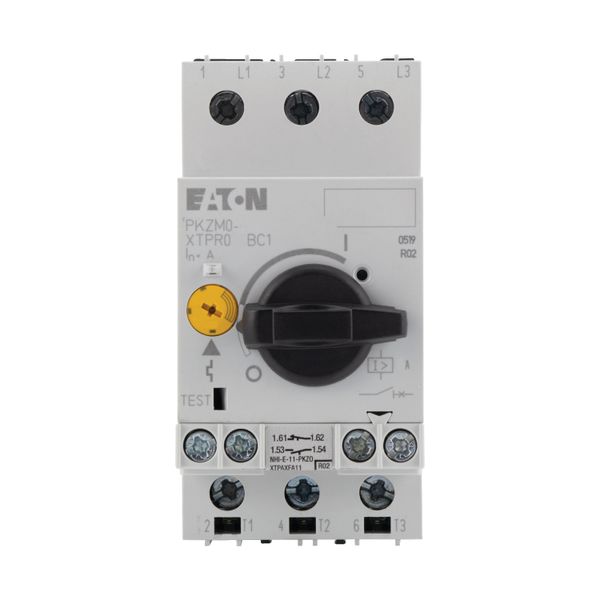 Motor-protective circuit-breaker, 3p+1N/O+1N/C, Ir=20-25A, screw conne image 8