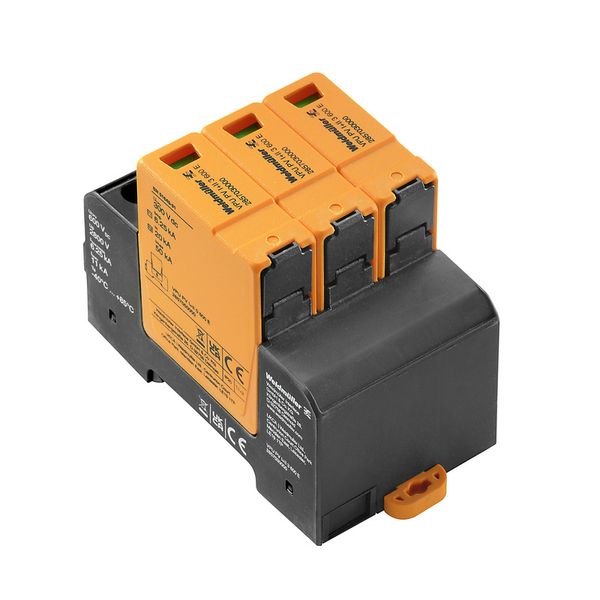 Surge voltage arrester  (power supply systems), Type I + II, I, II, II image 1