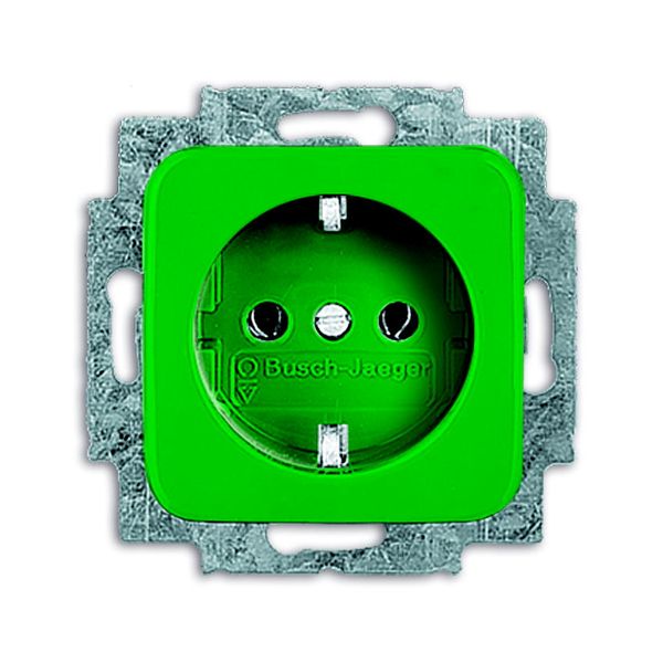 20 EUC-13-212 CoverPlates (partly incl. Insert) carat® green RAL 6018 image 1