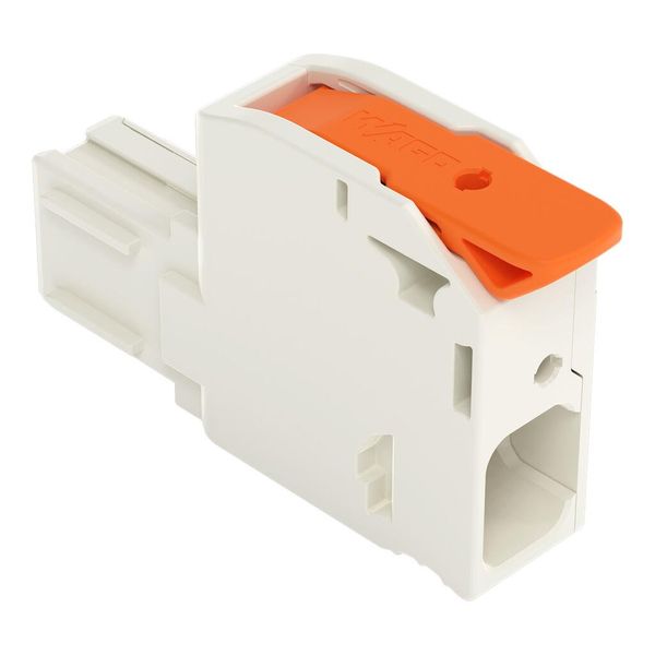 832-1101/011-000 1-conductor female connector; lever; Push-in CAGE CLAMP® image 1
