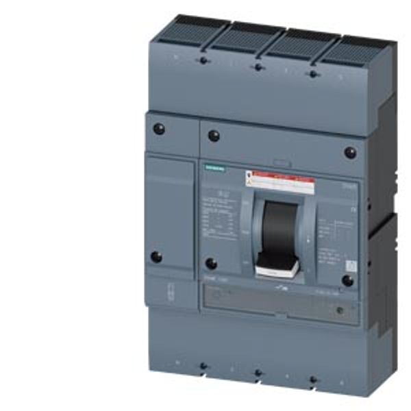 Circuit breaker 3VA5 UL frame 800 breaking capacity class C 100 kA @ 480V 4-pole image 1