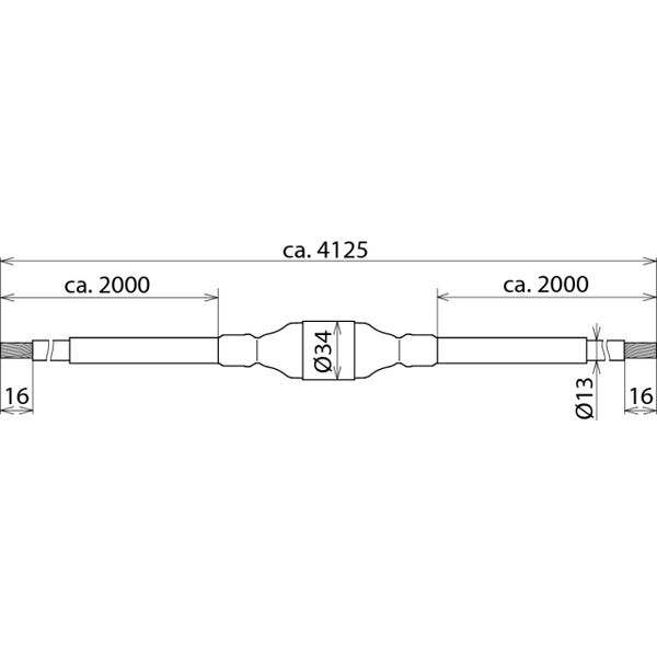 Isolating spark gap for Ex area with connecting cables 2x 2.0m image 2