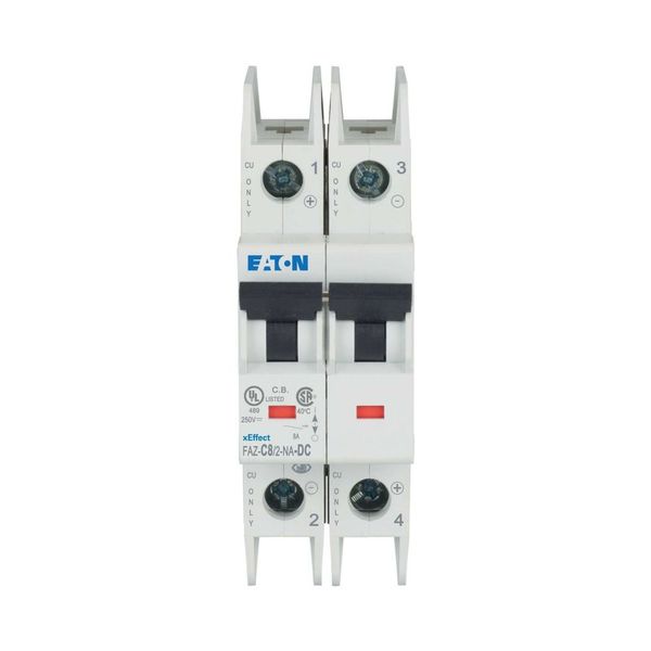 Miniature circuit breaker (MCB), 8 A, 2p, characteristic: C, DC image 6