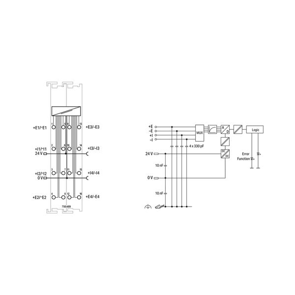 4-channel analog input RTD/TC/Strain Gauge 16 bits blue image 6