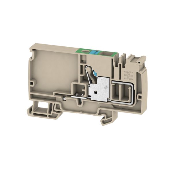 Supply terminal, PUSH IN, 10 mm², Number of potentials per tier: 1, TS image 1