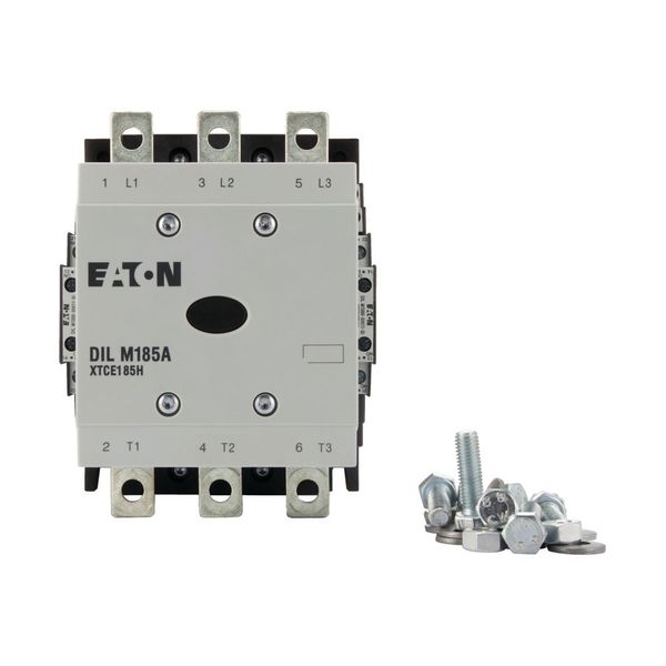 Contactor, 380 V 400 V 90 kW, 2 N/O, 2 NC, RDC 24: 24 - 27 V DC, DC operation, Screw connection image 10