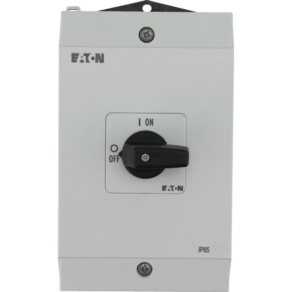 On-Off switch, P1, 40 A, surface mounting, 3 pole image 1