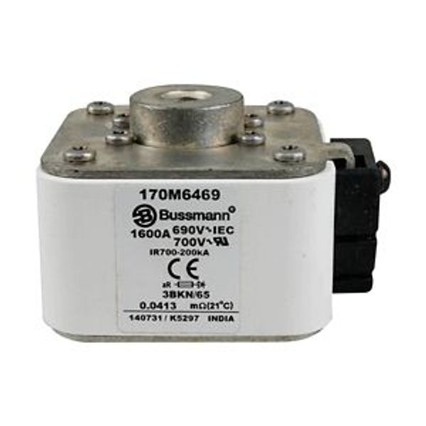 Fuse-link, high speed, 1600 A, AC 690 V, size 3, aR, IEC, UL, type K indicator image 5