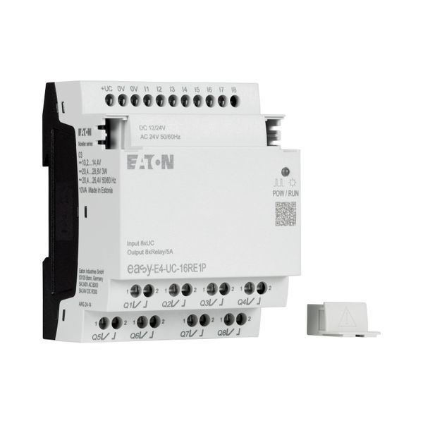 I/O expansion, For use with easyE4, 12/24 V DC, 24 V AC, Inputs/Outputs expansion (number) digital: 8, Push-In image 19